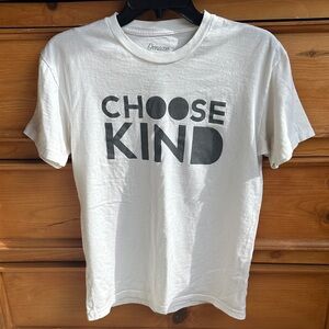 White 'Choose Kind' T-Shirt size S
